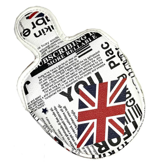 ゴルフ パターカバー ヘッドカバー オデッセイ 2ボール 対応 マレット マグネットタイプ イギリス