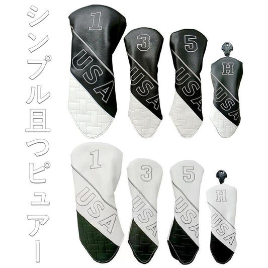 【ヘッドカバー】 USA網 4点セット DR/FW×2/UT(H番)