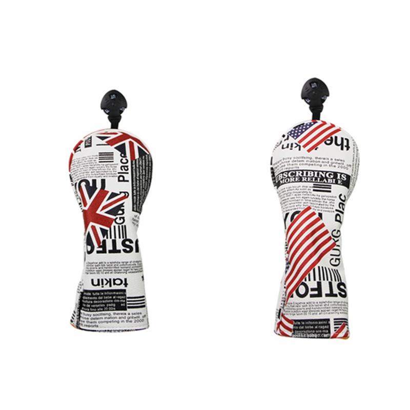 【ヘッドカバー】  イギリス/アメリカデザイン 単品 ユーティリティー(UT)用