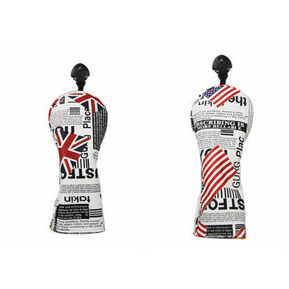 【ヘッドカバー】  イギリス/アメリカデザイン 単品 ユーティリティー(UT)用