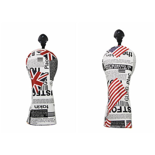 【ヘッドカバー】  イギリス/アメリカデザイン 単品 ユーティリティー(UT)用