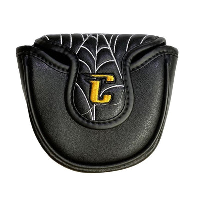 ゴルフ ヘッドカバー パターカバー マレット オデッセイ2ボール テーラーメイド スパイダーパター 対応 骸骨 デザイン
