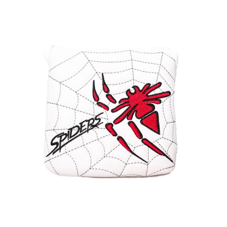 ゴルフ ヘッドカバー パターカバー マレット オデッセイ2ボール・テーラーメイド スパイダーパター 対応 スパイダー デザイン 3色