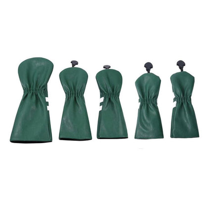 【ヘッドカバー】シンプル 6色展開 5点セット DR/FW×2/UT×2