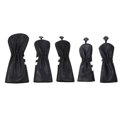 【ヘッドカバー】シンプル 6色展開 5点セット DR/FW×2/UT×2